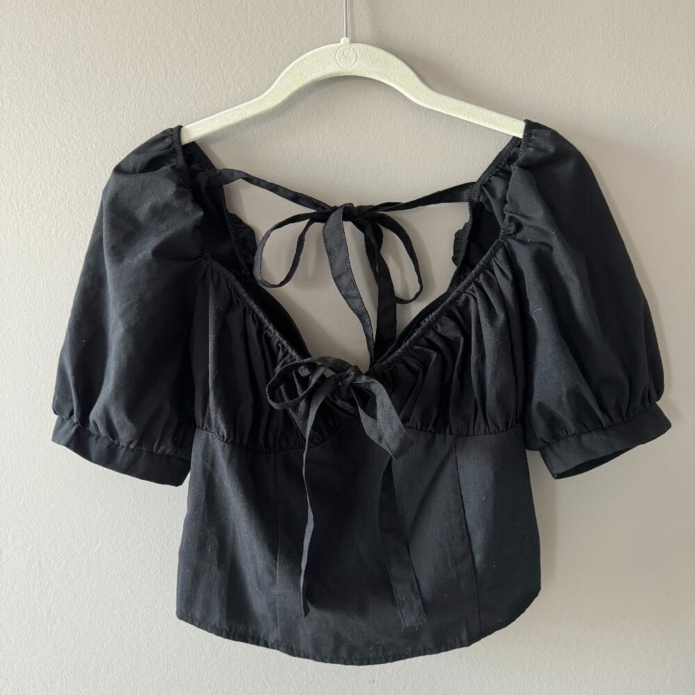 HYFVE black bow top Medium